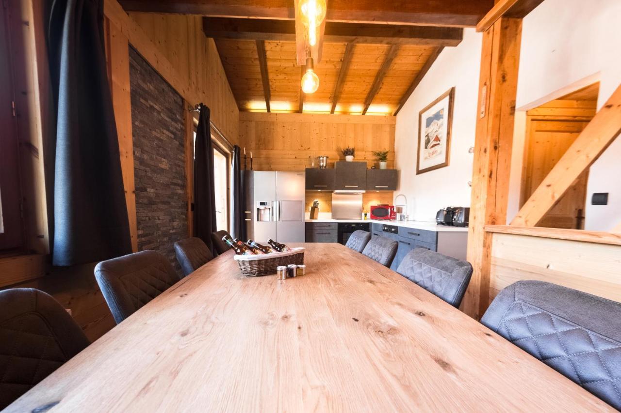מגב Close To The Village - Chalet 4 Bedrooms, Mont-Blanc View מראה חיצוני תמונה