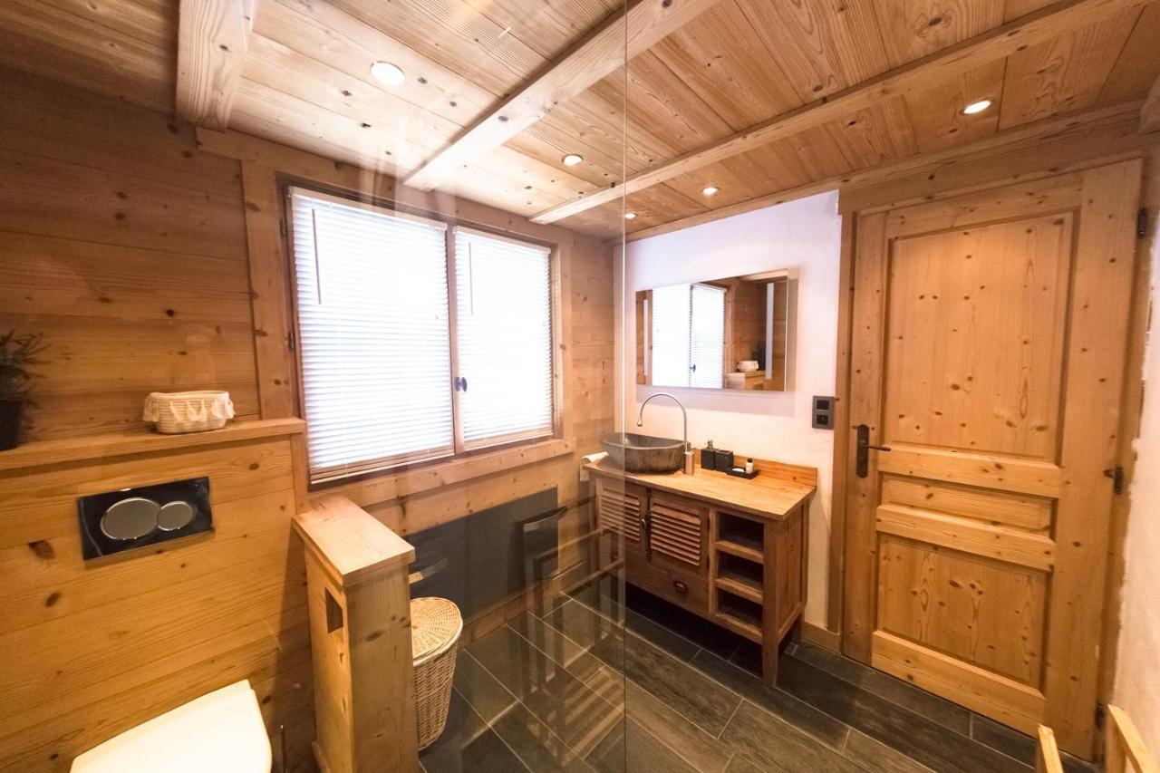 מגב Close To The Village - Chalet 4 Bedrooms, Mont-Blanc View מראה חיצוני תמונה