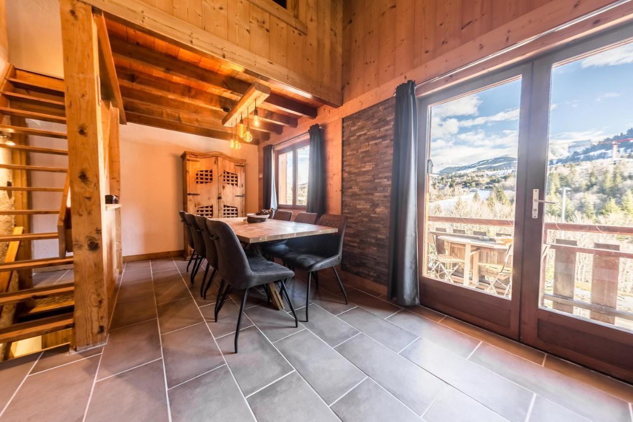 מגב Close To The Village - Chalet 4 Bedrooms, Mont-Blanc View מראה חיצוני תמונה
