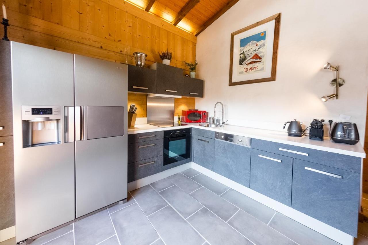 מגב Close To The Village - Chalet 4 Bedrooms, Mont-Blanc View מראה חיצוני תמונה